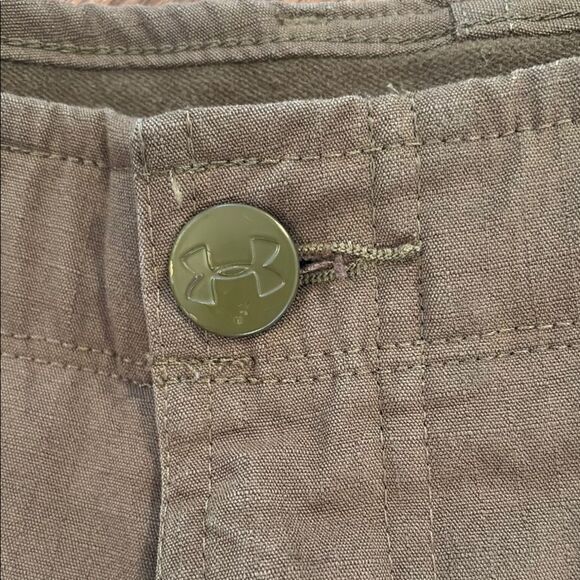 Under Armour Tan Cargo Pants with Cropped Length - Picture 2 of 9